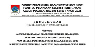 Pansel Boltim Umumkan Jadwal SKB CPNS Tahun 2021
