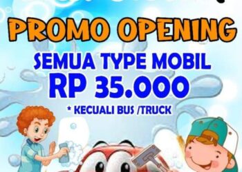 Lagi Promo, Ayo Cuci Kendaraan Anda Disini