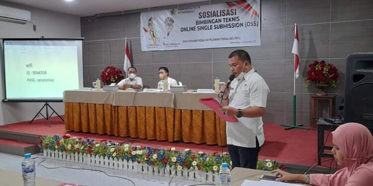 Digelar Selama 3 Hari, DPMPTSP Kotamobagu Gelar Bimtek OSS-RBA