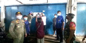 Tunggak Bayar Administrasi, Ruko di Pasar 23 Maret Kotamobagu Disegel