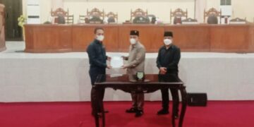 DPRD Bolmong dan Pemkab Bolmong Setujui KUA-PPAS APBD Tahun 2022