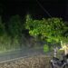 Jalan AKD Penghubung Bolmong dan Kotamobagu di Desa Komangaan Tertutup Longsor