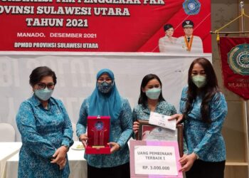 TP-PKK Boltim Borong Dua Gelar Juara di Tingkat Provinsi