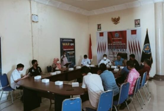 Sepanjang Tahun 2021, BNN Bolmong Tangani 10 Kasus Narkoba