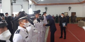 Berikut Jumlah dan Nama Pejabat Kotamobagu yang Dilantik di Aula Kantor Wali Kota