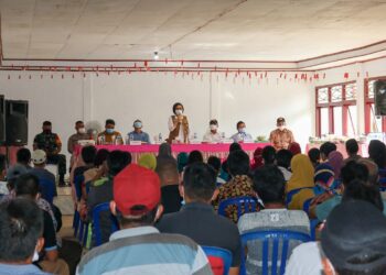 Pasca Longsor, Bupati Yasti Gelar Pertemuan Dengan Warga Komangaan