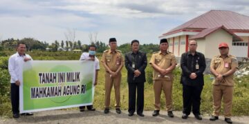 Tingkatkan Pelayanan Penegakan Hukum, Pemda Bolsel Hibahkan Lahan Pembangunan PN