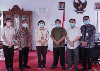 Wawali Nayodo Terima Kunker Kepala Bapenda Sulut