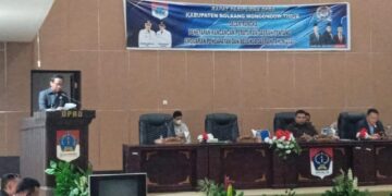 DPRD Boltim Tetapkan Ranperda Tentang APBD Tahun 2022