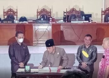 Ranperda Tentang APBD 2022 dan BMD Ditetapkan