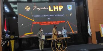 Bupati Yasti Terima LHP Kepatuhan Atas Belanja dari BPK RI