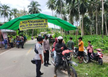 Pengamanan Mudik Nataru, Pintu Masuk Bolsel Dijaga Ketat