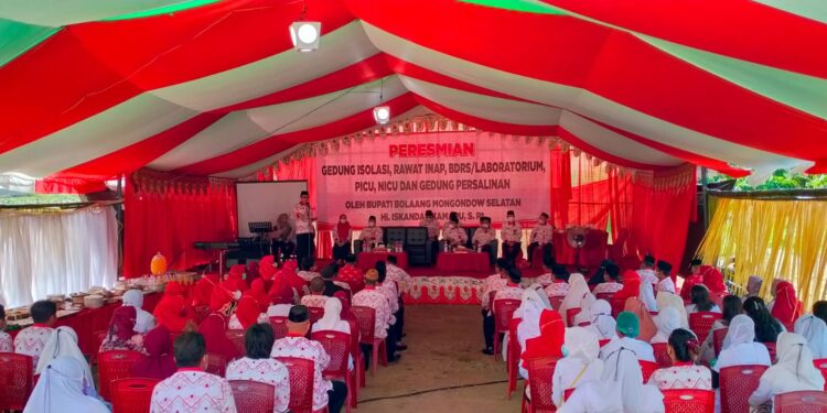 Tingkatkan Pelayanan Kesehatan, Iskandar Resmikan 5 Gedung Baru RSUD Bolsel