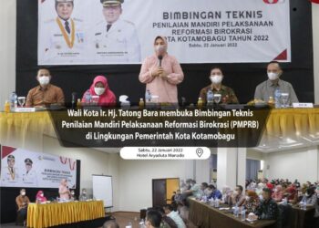 Wali Kota Tatong Bara Buka Bimtek PMPRB