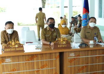 Bupati Boltim Ikuti Entry Meeting dengan BPK RI