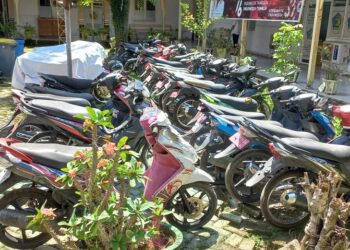 40 Unit Jenis Kendaraan Roda Dua Milik Pemkot Kotamobagu Segera di Lelang