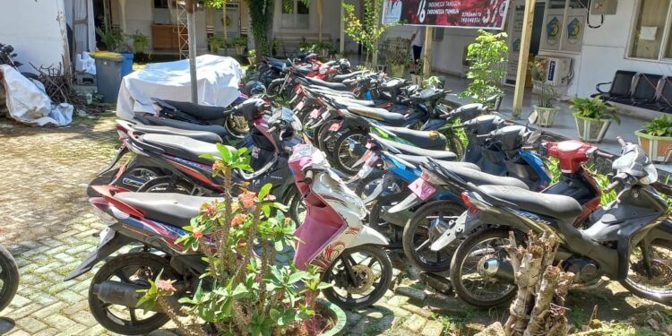 40 Unit Jenis Kendaraan Roda Dua Milik Pemkot Kotamobagu Segera di Lelang