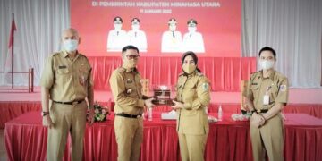 Wali Kota Kotamobagu Sambangi Bupati Minahasa Utara, Ini Yang Dibahas