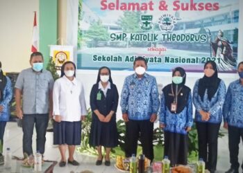 Raih Sekolah Adiwiyata Nasional Tahun 2021, Nayodo Hadiri Acara Sukur di SMP Katolik