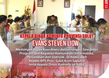Diskominfo Bolmong Ikuti Rakor Sinergitas Program Bersama DisKominfo se-Sulut di Manado