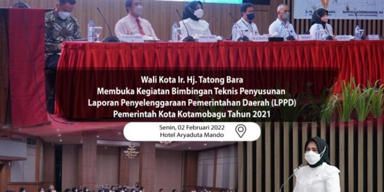 Wali Kota Buka Bimtek Penyusunan LPPD Pemkot Kotamobagu