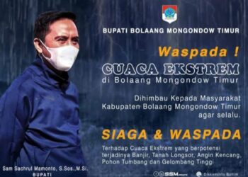 Sachrul Minta Warga Boltim Waspada Cuaca Ekstrem