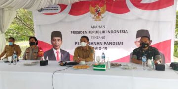 Digelar Virtual, Wabup Blmong Ikuti Arahan Presiden Terkait Penanganan Covid-19 Varian Omicron