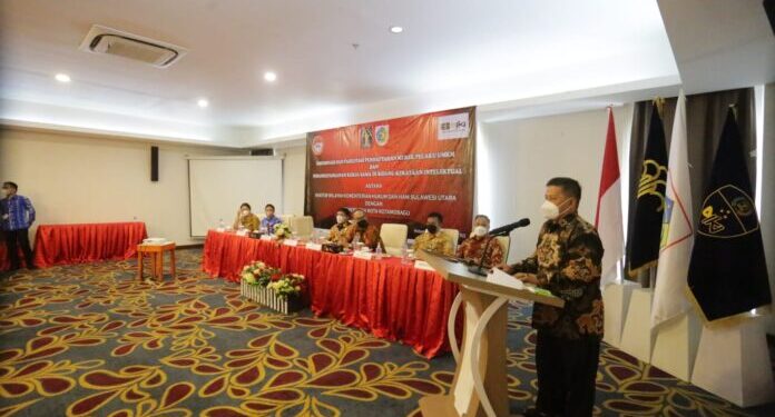 Wakili Wali Kota, Nayodo Hadiri Kegiatan Kanwil Kemenkumham Sulut