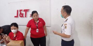 Parkir Tak Beraturan, Dishub Kotamobagu Tegur Manajemen J&T