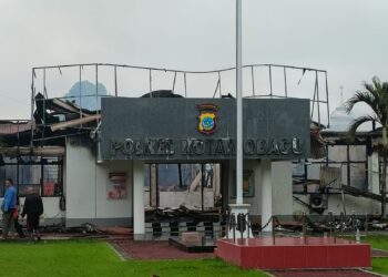 Polres Kotamobagu Terbakar, Dugaan Sementara Korsleting Arus Listrik