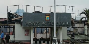 Polres Kotamobagu Terbakar, Dugaan Sementara Korsleting Arus Listrik