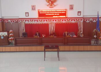 Jajaran DPRD Bolsel Gelar Paripurna Penutupan Masa Sidang I dan Buka Sidang II Tahun 2021-2022