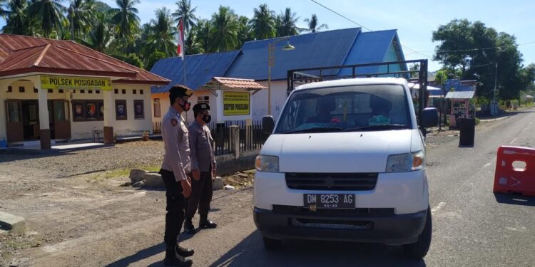 Jajaran Polsek Posigadan Gelar Operasi Yustisi Secara Humanis