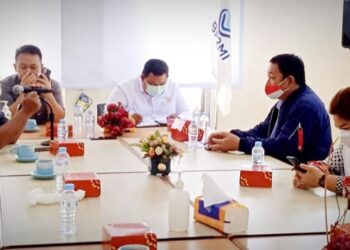 Bahas Penempatan PMI di Luar Negeri, DPRD Boltim Sambangi BP2MI Manado