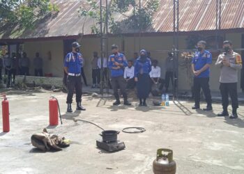 Dinas Satpol-PP dan Damkar Gelar Simulasi Pencegahan Kebakaran