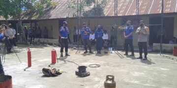 Dinas Satpol-PP dan Damkar Gelar Simulasi Pencegahan Kebakaran