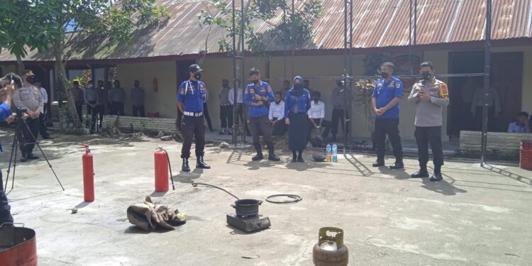 Dinas Satpol-PP dan Damkar Gelar Simulasi Pencegahan Kebakaran