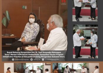 Bicara Infrastruktur di Bolmong, Bupati Yasti Temui Menteri PUPR