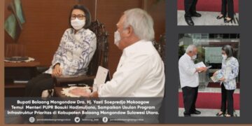 Bicara Infrastruktur di Bolmong, Bupati Yasti Temui Menteri PUPR