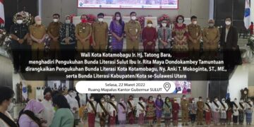 Wali Kota Tatong Bara Hadiri Pengukuhan Bunda Literasi Provinsi
