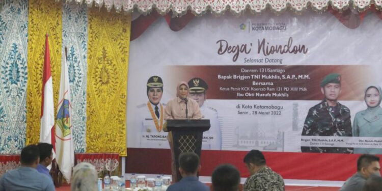 Wali KotaTatong BaraTerima Kunjungan Kerja Danrem 131 / Santiago