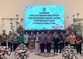 Bupati Yasti Hadiri Silaturahmi KASAD Jenderal TNI Dudung Abdurachman di Manado