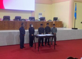 DPRD Bolmong Gelar Paripurna Usulan Pemberhentian Bupati dan Wakil Bupati