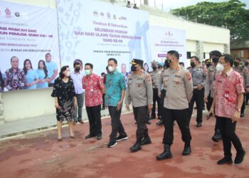 Kapolda Sulut Cek Lokasi Selebrasi Paskah dan HUT Pemuda GMIM ke-96 di Tomohon