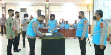 Panitia dan Peserta Seleksi Penerimaan Terpadu Anggota Polri TA 2022 di Sulut Siap Tidak Terlibat KKN
