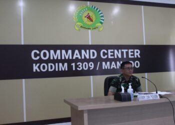 Dandim 1309/Manado Ikuti Rapat Persiapan Penyaluran BTPKLW TNI