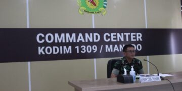 Dandim 1309/Manado Ikuti Rapat Persiapan Penyaluran BTPKLW TNI