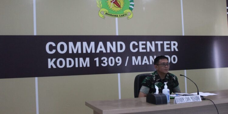 Dandim 1309/Manado Ikuti Rapat Persiapan Penyaluran BTPKLW TNI