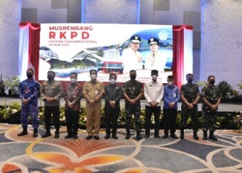 Danrem 131/Santiago Hadiri Musrenbang RKPD Sulut 2022, Sitaro dan Kotamobagu Kabupaten Kota Terbaik