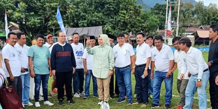Wali Kota Hadiri Halal Bi Halal dan Buka Open Turnamen Amor Cup di Kelurahan Biga